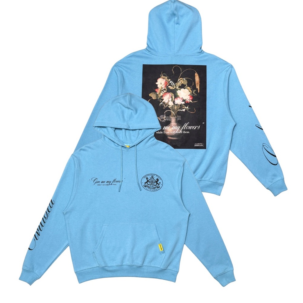 Civilize Give My Flower Blue Hoodie